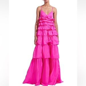 ***NOT FOR SALE***  STAUD Rylie Tiered Ruffle Maxi Dress (BRAND NEW WITH TAGS)